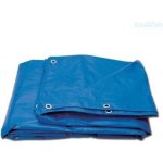 Toptrade Krycí plachta s oky, Modrá, 6 x 10 m, Standard – Zboží Dáma