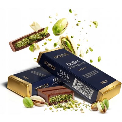 Noesis Dubajská čokoláda s pistáciovým krémem 100 g – Zboží Dáma
