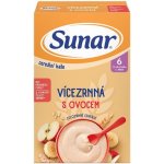 Sunar cereální kaše Vícezrná s ovocem 210 g – Zboží Dáma