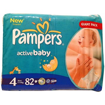 Pampers Active 4 82 ks