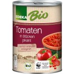 Edeka BIO rajčata na kousky pikantní 400 g – Hledejceny.cz