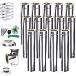 Solid izolovaný komín Slim Plus 1,0 130mm 14m – Zboží Dáma