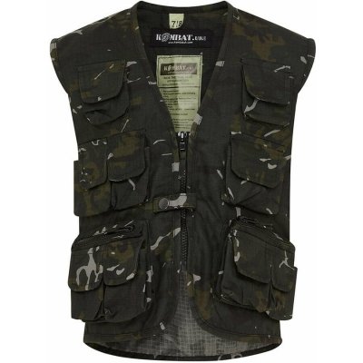 KOMBAT Vesta dětská TACTICAL BTP BLACK – Hledejceny.cz