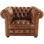indickynabytek Chesterfield Manchester z pravé hovězí kůže whisky – Hledejceny.cz