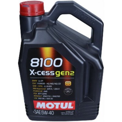 Motul 8100 X-CESS gen2 5W-40 5 l – Zboží Mobilmania