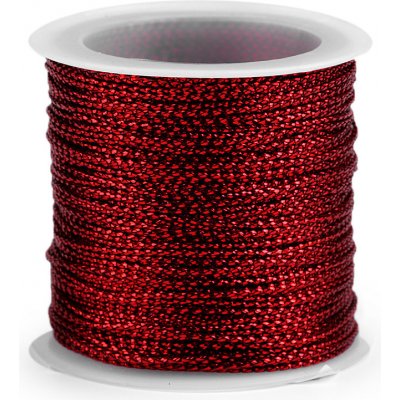 Prima-obchod Dutinka s lurexem Ø1 mm kulatá vánoční, barva 1 červená – Zboží Mobilmania
