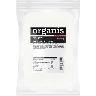 Organis Xylitol březový cukr 1000 g