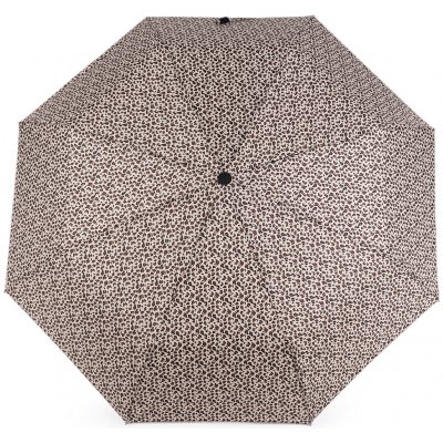 Dámský skládací vystřelovací deštník 3 béžová světlá – Zboží Dáma