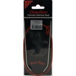 ChiaoGoo Knit Red ergonomické fixní kruhové jehlice 100 Cm 2,5mm – Sleviste.cz