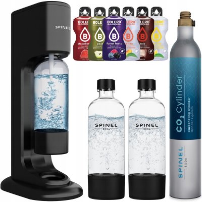 Spinel Soda BubbleON černý + 2 lahve – Sleviste.cz