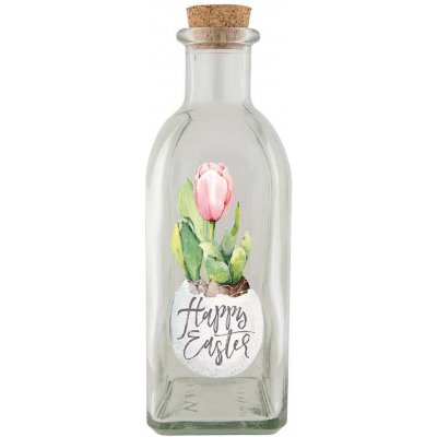 Skleněná lahvička 500 ml - Happy Easter – Hledejceny.cz