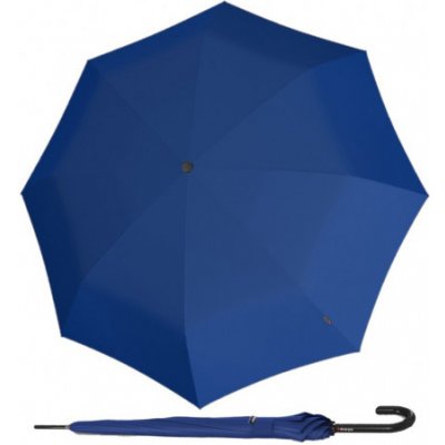 Knirps KNIRPS A.760 STICK BLUE - elegantní holový vystřelovací deštník