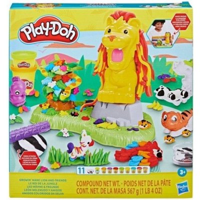 Play Doh Hrací sada Rostoucí hříva Lev a Přátelé