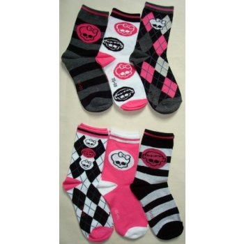 Monster High ponožky 3 pack