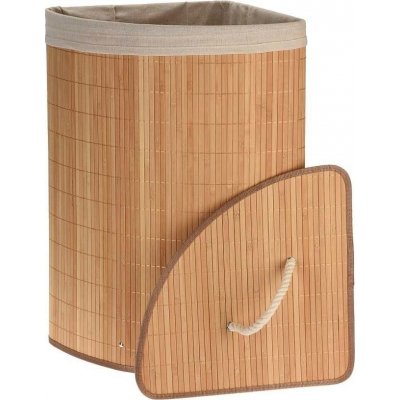 Excellent Houseware rohový bambus 35 x 35 x 60 cm – Zboží Dáma