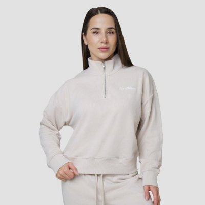 GymBeam dámská mikina 1/2 Zip Agile Desert – Zboží Mobilmania