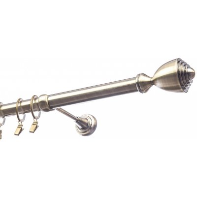 Garnyze-levneCZ Garnýže Avanti jednořadá mosaz komplet 25 mm 300 cm – Zboží Mobilmania