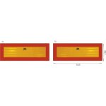 AMIO Reflexní tabule TW-P2 / RR 101-01W-71 2ks – Hledejceny.cz