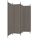 zahrada-XL 5dílný paraván antracitový 250 x 200 cm textil – Zboží Dáma