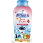 SapoNello dětský sprchový gel a šampon 2v1 s vůní jahod 250 ml – Zboží Mobilmania