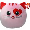 Plyšák TY Squishy Beanies FLIRT růžová kočička 1 22 cm