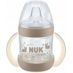 Nuk for Nature lahvička na učení s kontrolou teploty hnědá 150ml – Hledejceny.cz