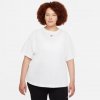 Dámská Trička Nike Essentials Plus Size bílá