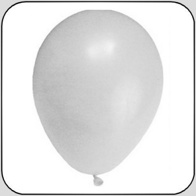 Balónek bílý M – Zboží Mobilmania