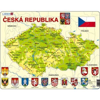 Larsen Mapa ČESKÁ REPUBLIKA 56 dílků