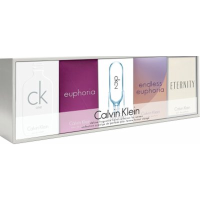 Calvin Klein CK One 10 ml EDT + Euphoria 4 ml EDP + CK2 10 ml EDT + Endless Euphoria 5 ml EDP + Eternity 5 ml EDP pro ženy dárková sada – Hledejceny.cz