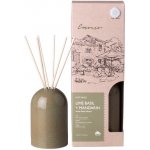Emorio Difuzér keramický Lime Basil & Mandarine zelená vonná stébla 150 ml – Hledejceny.cz