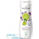 Attitude Dětské tělové mýdlo a šampon 2 v 1 Little leaves s vůní vanilky a hrušky 473 ml