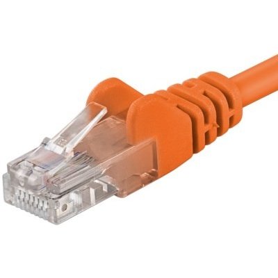 PremiumCord sputp015E Patch, UTP RJ45-RJ45 level 5e, 1,5m, oranžový – Zboží Mobilmania