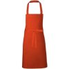 Zástěra Link Kitchen Wear Grilovací zástěra X993 Orange Pantone 1655 73x80cm