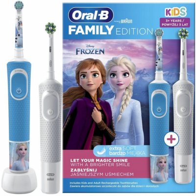 Oral-B Vitality D103 White + D100 Frozen – Zboží Mobilmania
