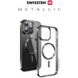 SWISSTEN CLEAR JELLY MagStick METALLIC PRO IPHONE 16 PLUS ČERNÉ 36500121