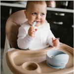 Babyono Lžička silikonová blue 6m+ – Sleviste.cz