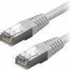 síťový kabel AlzaPower APW-CBP5EF0200Y Patch CAT5E FTP, 20m, šedý