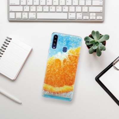 Pouzdro iSaprio - Orange Water - Samsung Galaxy A20s – Zboží Mobilmania