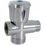 Ventil pro připojení pračky 1/2x1/2x3/4 pod stojánkovou baterii – Sleviste.cz
