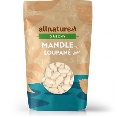 Allnature Mandle jádra loupané 1 kg – Zboží Dáma