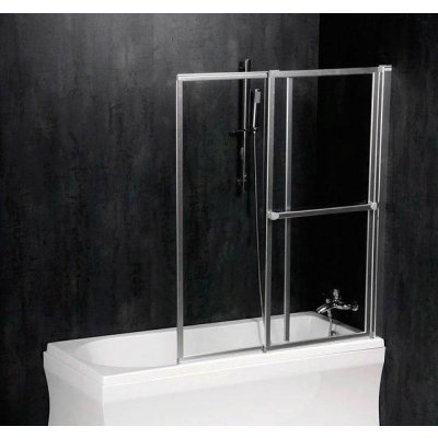 Polysan OLBIA 123 x 140 cm 30317 čiré sklo, rám leštěný hliník – Hledejceny.cz