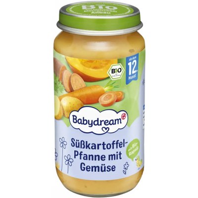 Babydream BIO zelenina se sladkými bramborami 250 g – Zboží Dáma Babydream BIO zelenina se sladkými bramborami 250 g – Zboží Dáma