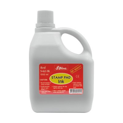 Shiny Razítková barva Stamp Ink červená 1000 g – Sleviste.cz