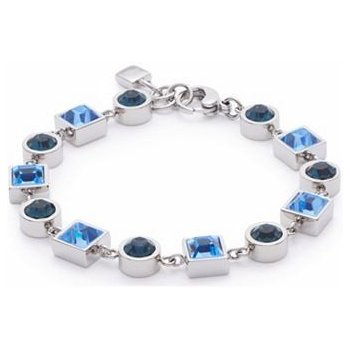 Jewels by leonardo náramek Geometria 016016 stříbrná-modrá