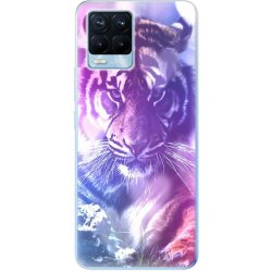 Pouzdro iSaprio - Purple Tiger - Realme 8 / 8 Pro