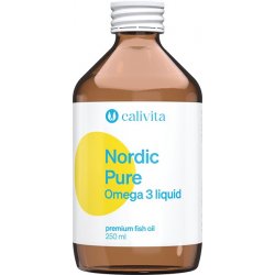 Nordic Pure Omega 3 liquid přírodní rybí olej prvotřídní kvality 250 ml