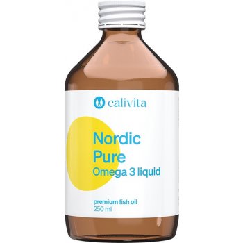 Nordic Pure Omega 3 liquid přírodní rybí olej prvotřídní kvality 250 ml