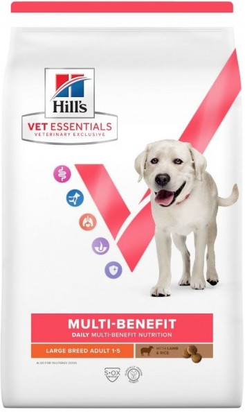Hill’s Vet Essentials Adult Multi-Benefit Large Breed Lamb & Rice 16 kg