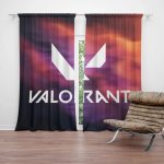 Sablio Závěs VALORANT Glow: 2ks 140x250cm – Hledejceny.cz